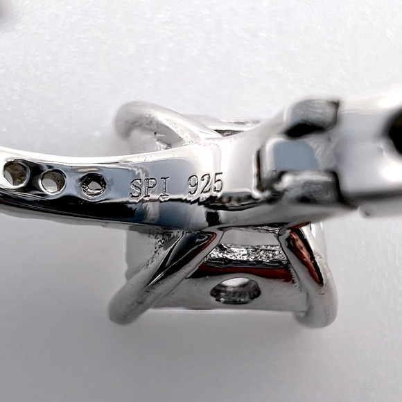 Sterling Silver Cz Huggie Earrings - Picture 15 of 17